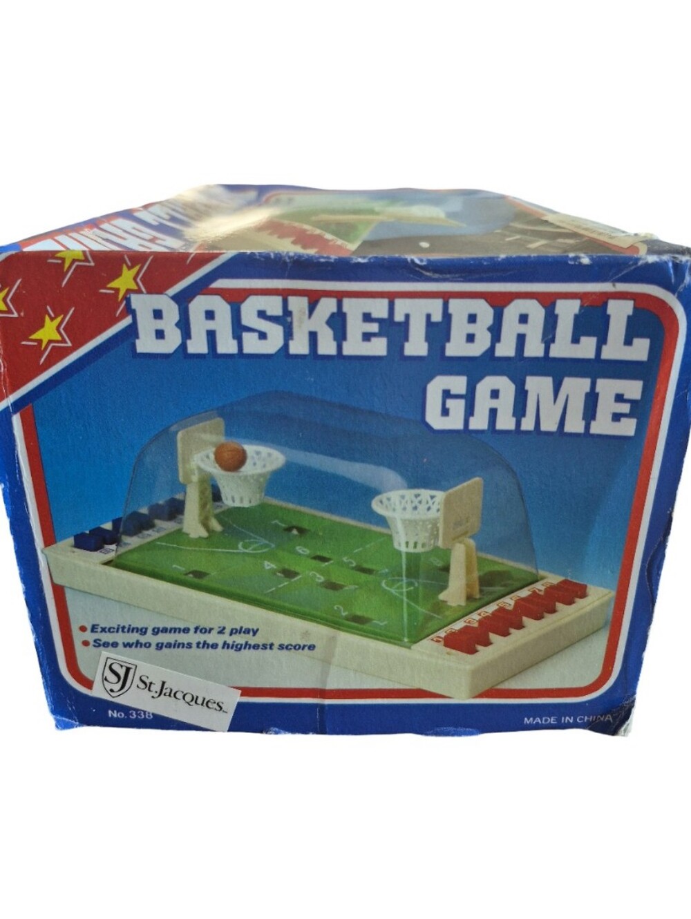 Vintage 80s Basketball Game.
